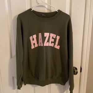 Hazel Boutique Green Crewneck